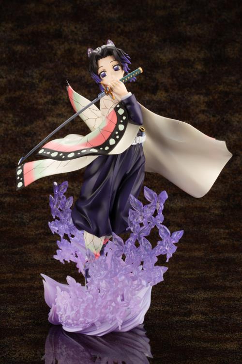 Kotobukiya 1/8 Demon Slayer: Kimetsu no Yaiba Shinobu Kocho ArtFX J Scale Statue PP975 w/ Bonus Face