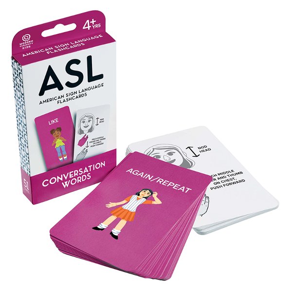 ASL Flashcards – Conversation Words