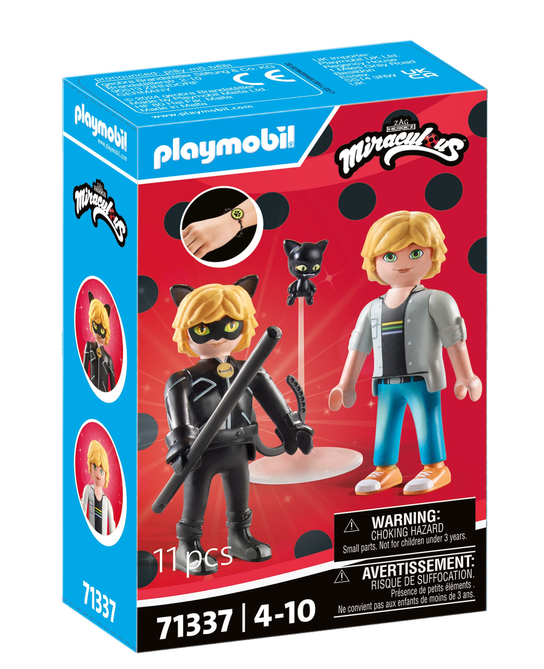 Playmobil Miraculous Adrien & Cat Noir