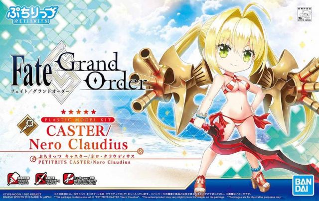 Bandai Petitrits #02 Fate/ Grand Order Caster (Nero Claudius) Model Kit