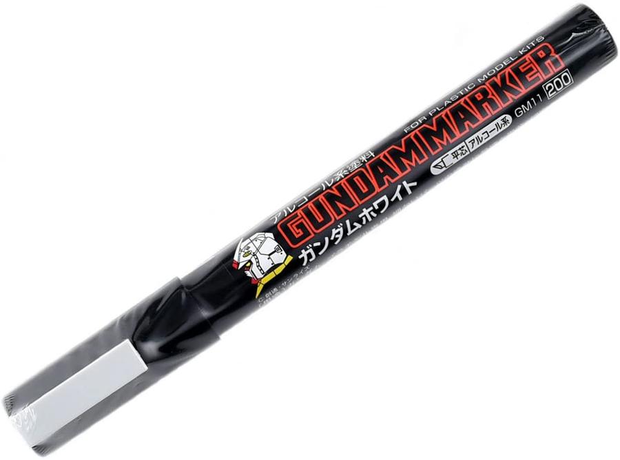 Gundam Marker GM11 White – Chisel Tip Marker Paint Pen