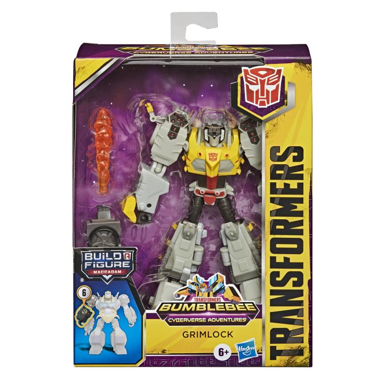 Hasbro Transformers Cyberverse Adventures Deluxe Grimlock Action Figure Maccadam BAF