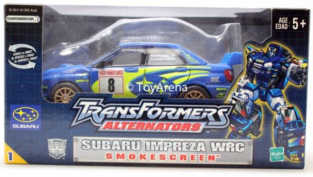 Transformers Alternators Smokescreen Subaru Impreza WRC Action Figure