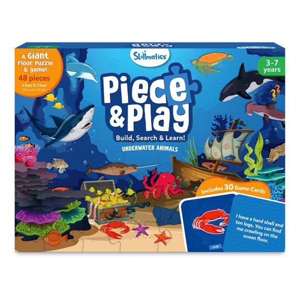 Piece & Play Floor Puzzle – Underwarer Animals