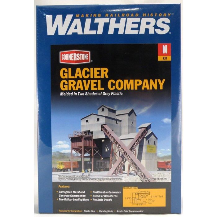 Walthers Cornerstone N Glacier Gravel Co. Kit