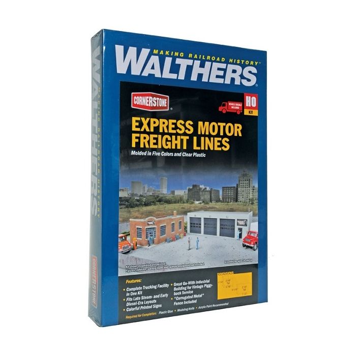 Walthers Cornerstone Ho Express Motor Freight Lines Building Kit