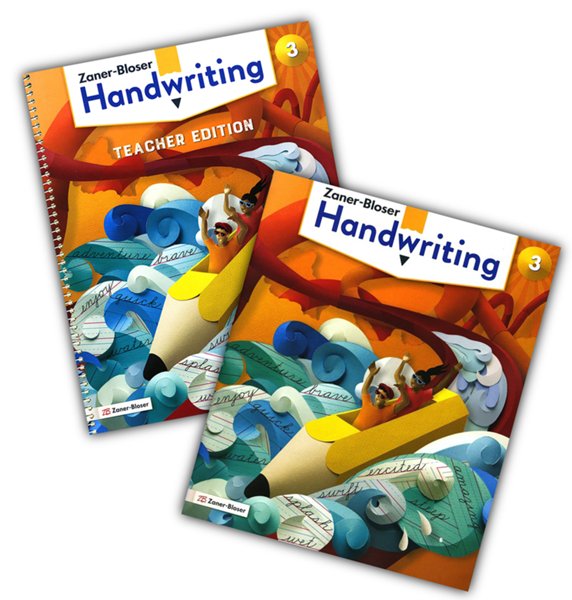 Zaner-Bloser Handwriting Grade 3: Student & Teacher Editions (Homescho