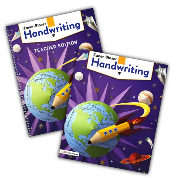 Zaner-Bloser Handwriting Grade 4: Student & Teacher Editions (Homescho