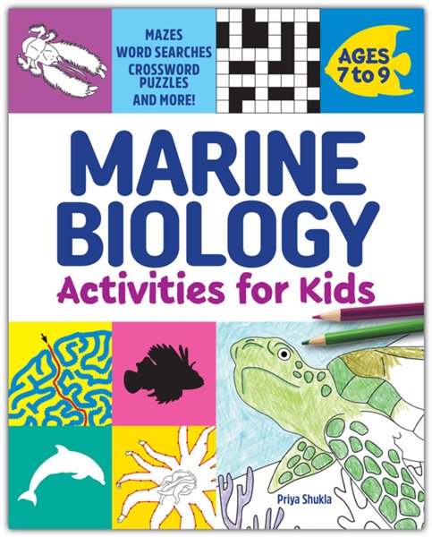 Marine Biology Activities for Kids: Mazes, Word Searches, Crossword Pu