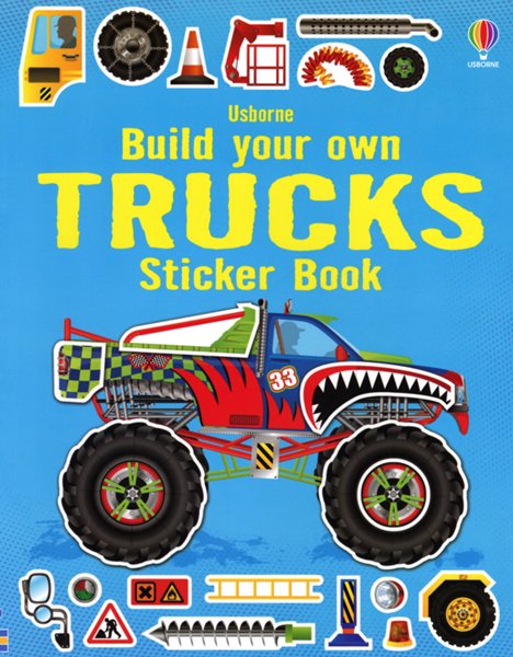 Build Your Own Trucks Sticker Book