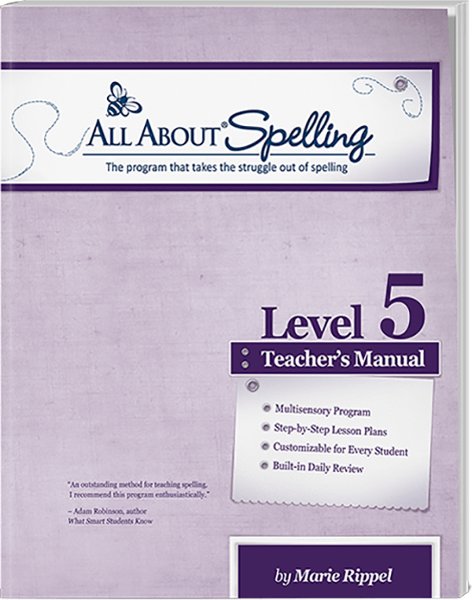 All About Spelling Level 5 Teacher’s Manual