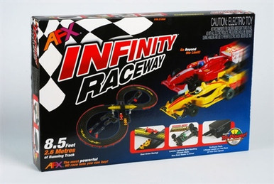 AFX Infinity Mega G+ Slot Car Set with Tri-Power Pack