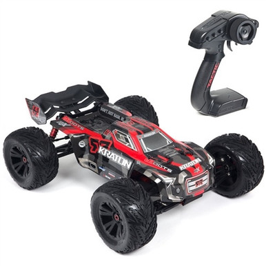 ARRMA 2018 Kraton 1/8 4WD 6S Brushless RTR Monster Truck – Black/Red