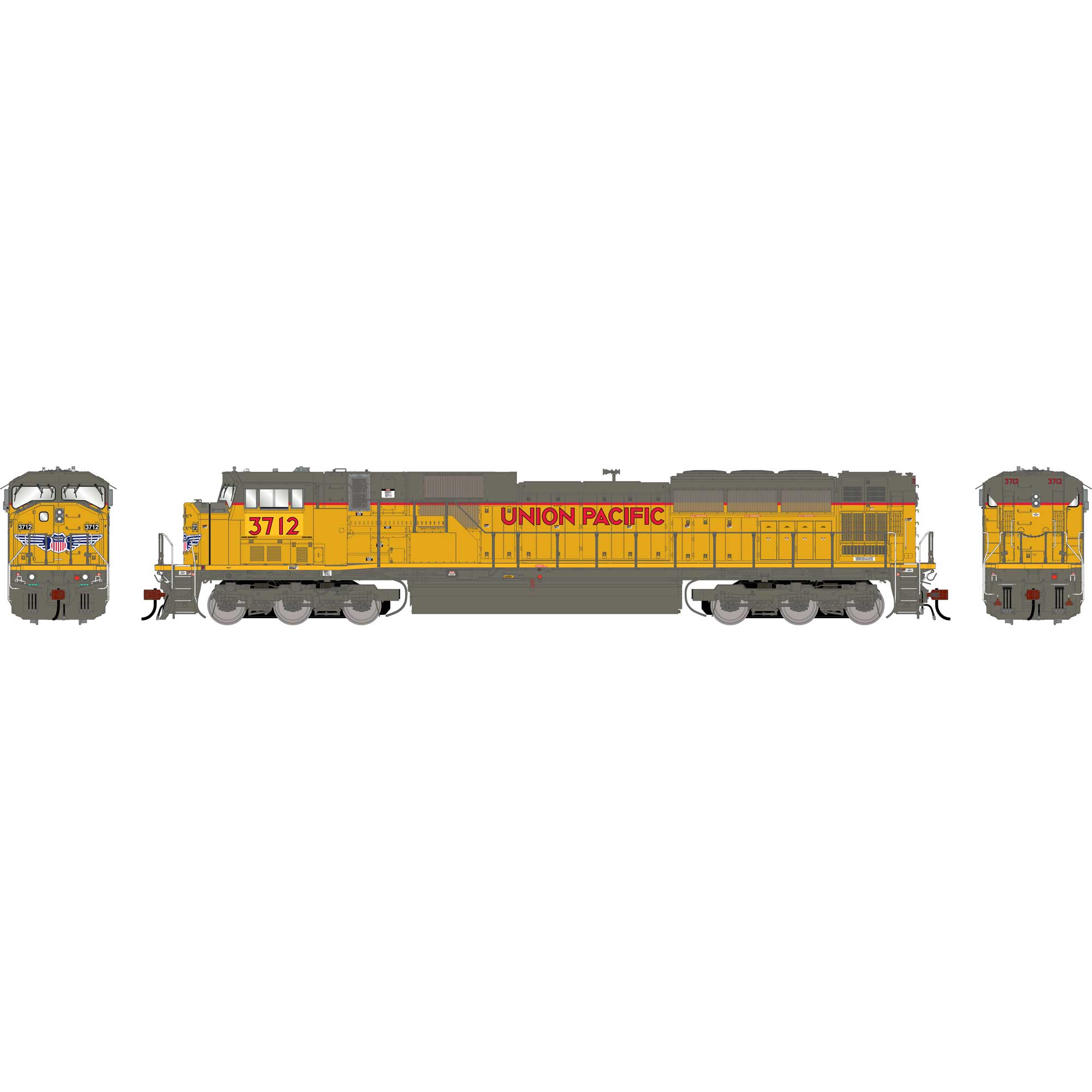 HO GEN SD90MAC Locomotive, UP #3712