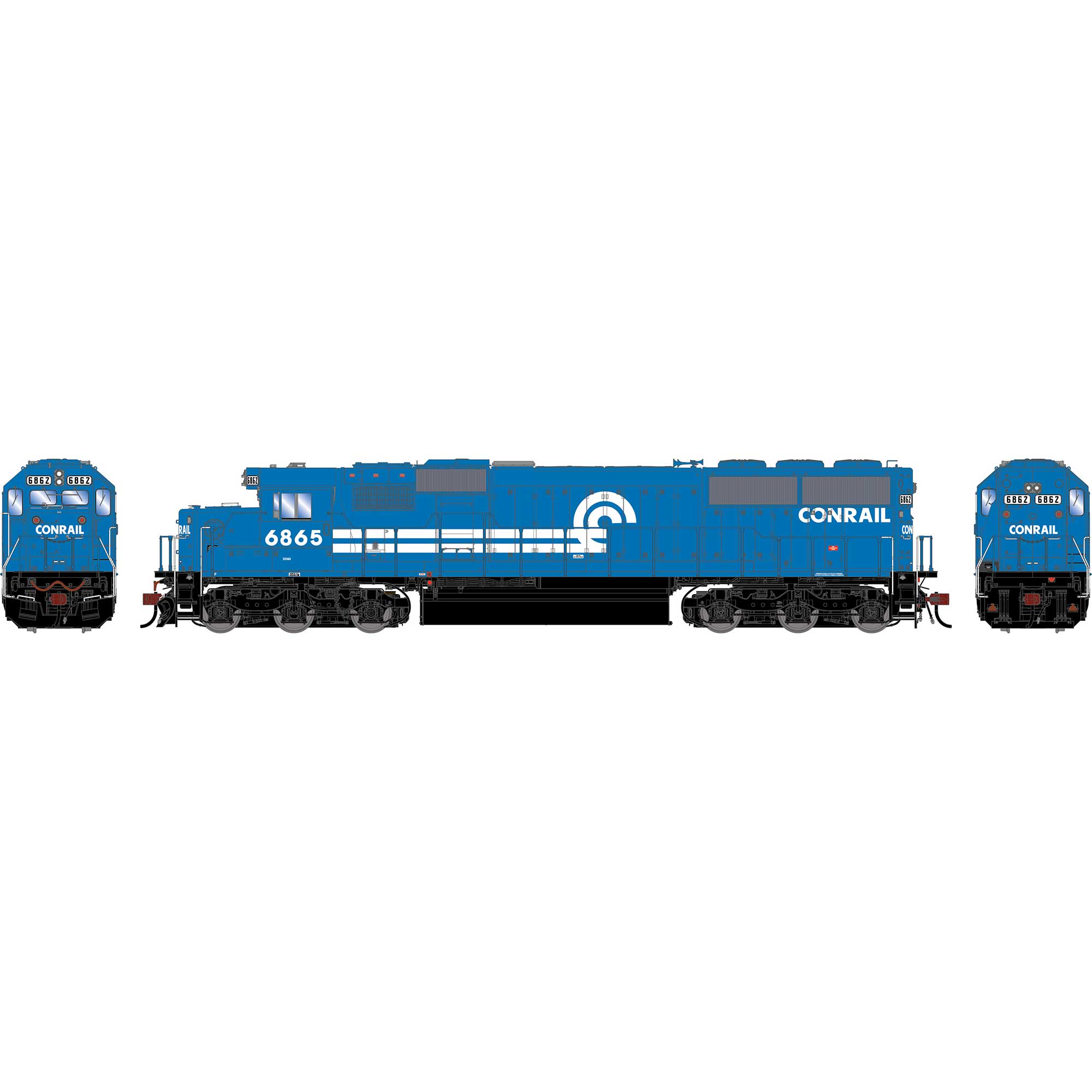 HO GEN SD60 Locomotive w/DCC & Sound, CR #6862