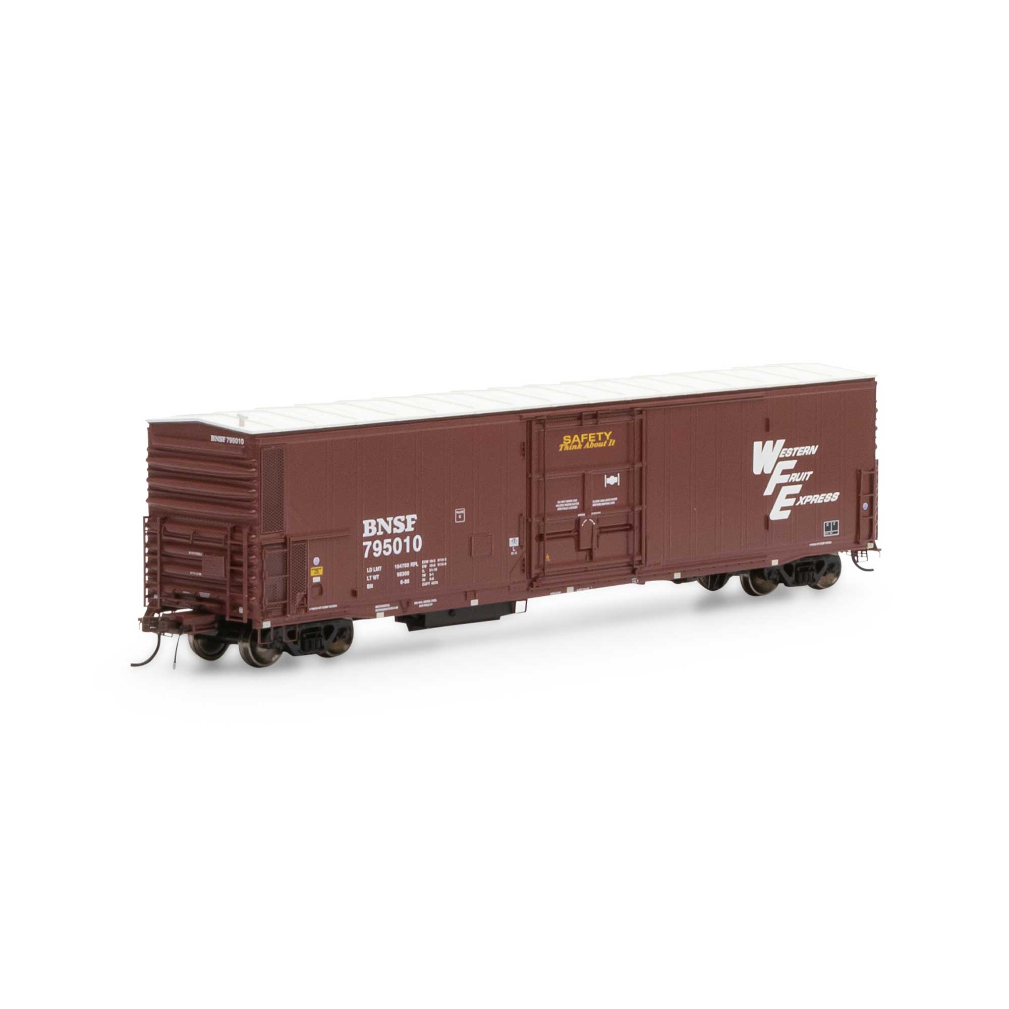 HO FGE 57′ Mechanical Reefer with Sound, BNSF #795010