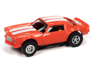 Auto World 1971 Chevrolet Camaro (Orange) X-Traction Flamethrowers R33 HO Slot Car