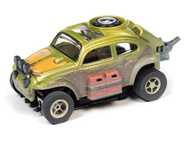 Auto World 1965 Volkswagen Baja Bug (Green) X-Traction R1 HO Slot Car