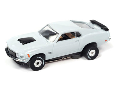 Auto World 1970 Ford Mustang Boss 429 (Blue) Thunderjet HO Slot Car