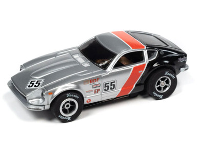 Auto World 1973 Datsun 24OZ (Silver/Red/Black) Import Heat X-Traction HO Slot Car