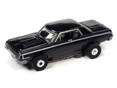 Auto World 1964 Dodge 330 “Mr. Norm’s” (Black) Cars N Coffee Thunderjet HO Slot Car