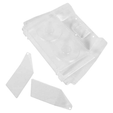 Axial Y-480 Rear Interior Set .040 Clear Yeti XL AX31207