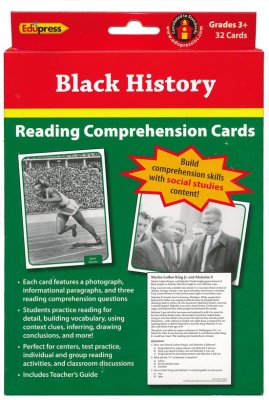 Black History, Social Studies Cards, Grades 3+