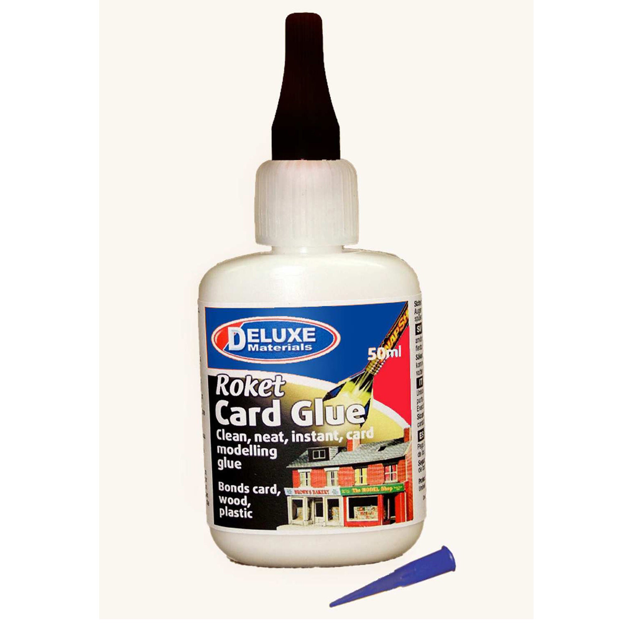 Roket Card Glue; Rockets, Rail