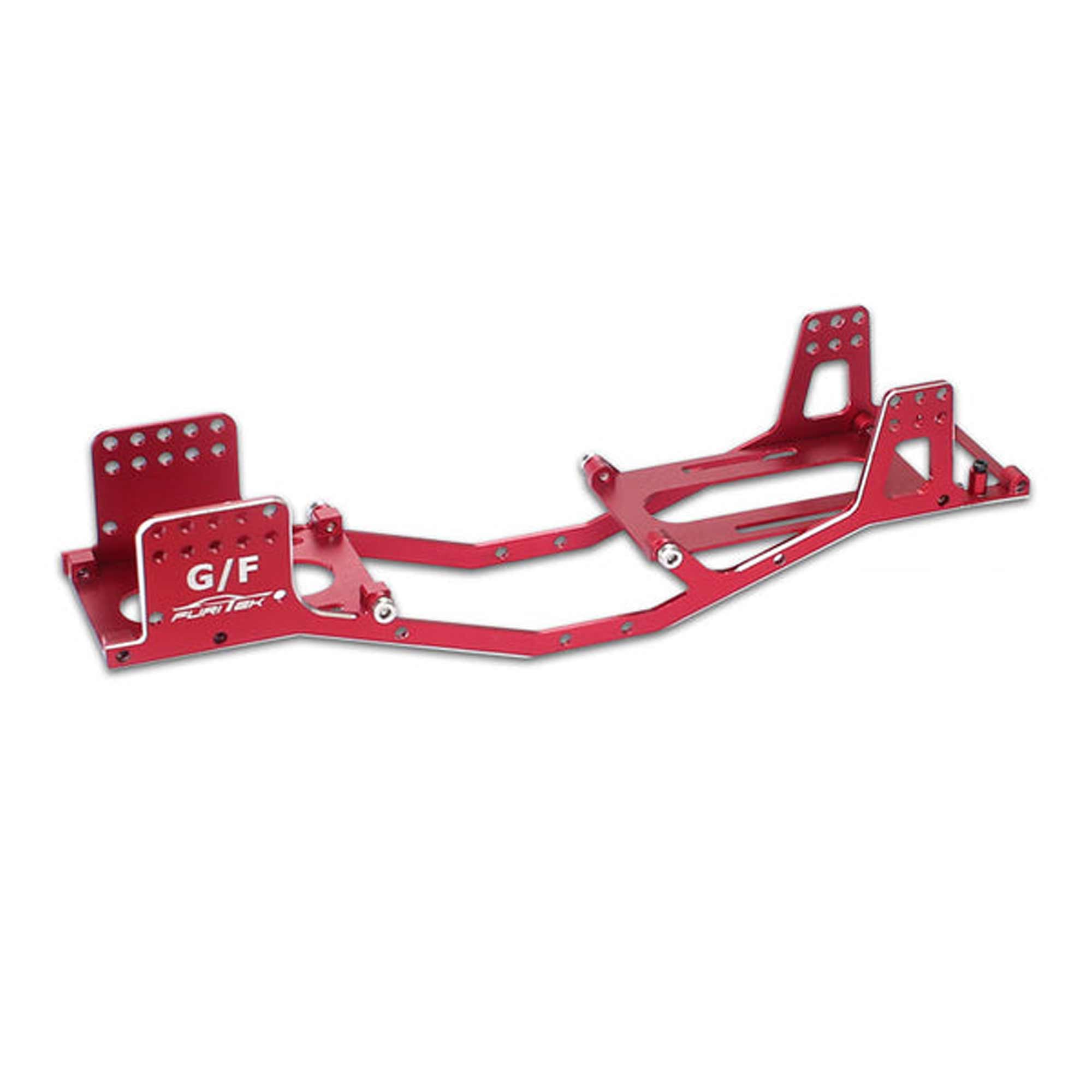 Akashi Aluminum Frame, Red: Kyosho Mini-Z 4X4