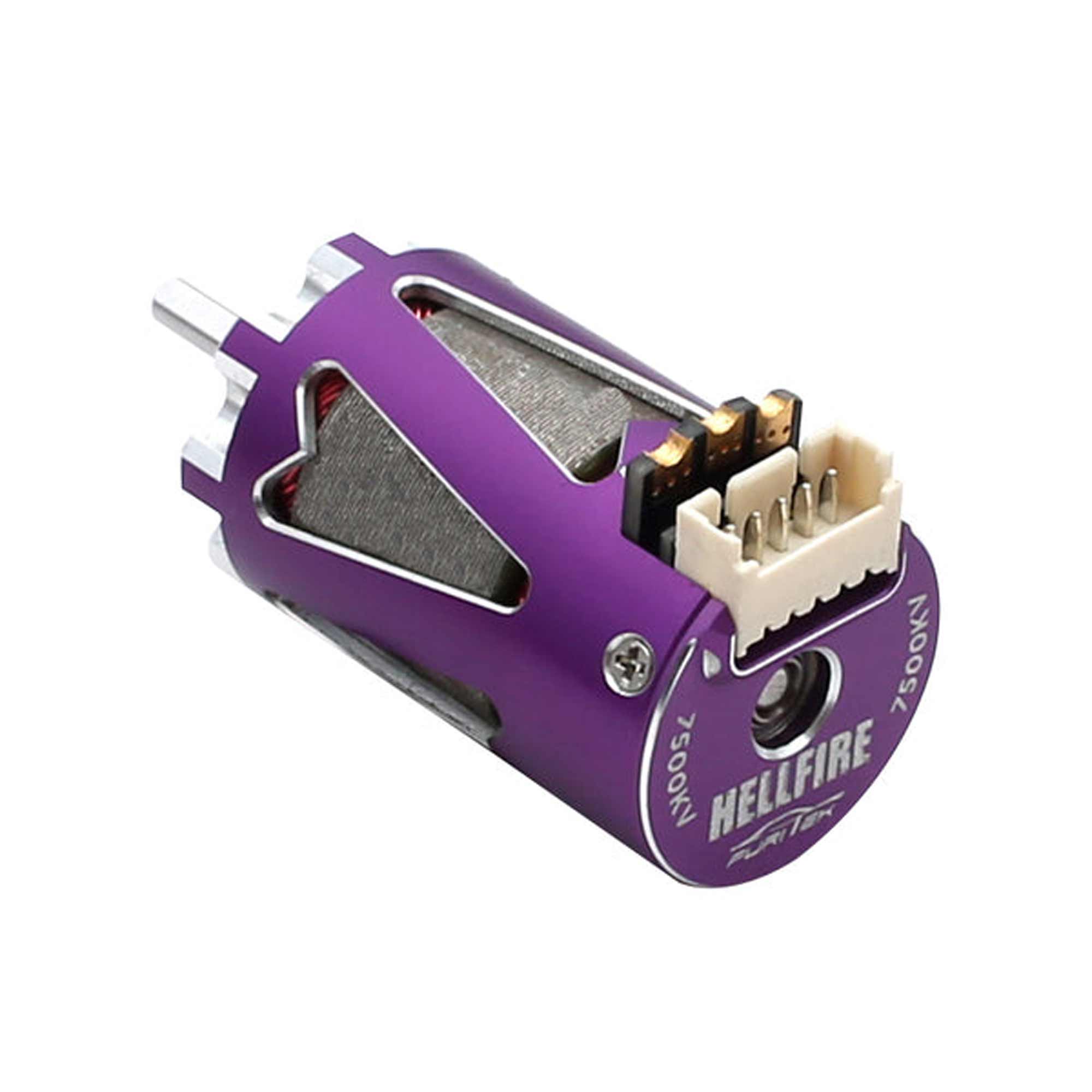 Hellfire 1410 7500Kv Sensored Brushless Motor, Purple