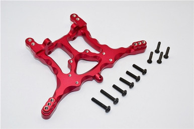 GPM Red Aluminum Rear Shock Tower for 2WD Stampede Rustler Slash Bandit