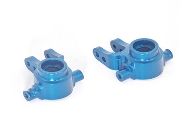 GPM Blue Aluminum Front Steering Blocks for 4×4 Slash Rustler Stampede Rally