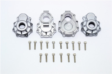 GPM Gunmetal Aluminum Rear Inner & Outer Portal Drive Housings for TRX-4