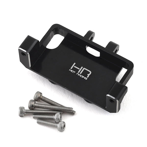 Hot Racing Axial SCX24 Aluminum Steering Servo Mount (Black)