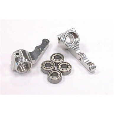 Integy Type II Aluminum Steering Block for the Traxxas Stampede, Rustler, Slash 2WD and Bandit (Silver)