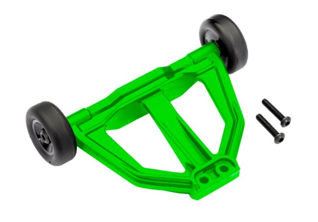 10776 Wheelie bar, green (assembled)