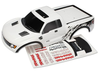 Traxxas Body, Ford Raptor, white (painted, decals applied)