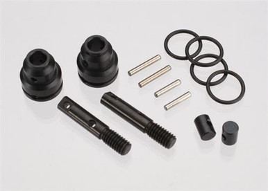 Traxxas Rebuild kit, steel constant-velocity driveshafts (includes pins, o-rings, stub axles for driveshafts assemblies)