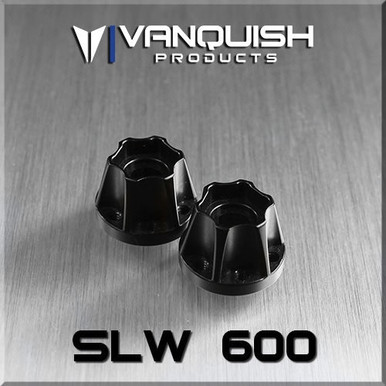 Vanquish SLW 600 Wheel Hubs Black Anodized