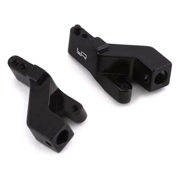 Yeah Racing Axial SCX24 Jeep Aluminum Rear Bumper Mounts (Black) (2)