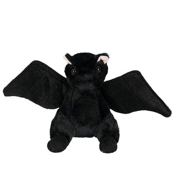 7″  Standing Black Bat with Velvet Wings