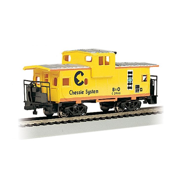 Bachmann HO Chessie 36′ Wide Vision Caboose Rd #3966