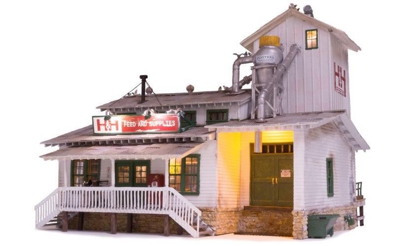 Woodland Scenics BR4949 N Scale H&H Feed Mill