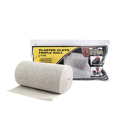 Woodland Scenics C1192 Plaster Cloth Triple Roll 8″x45′