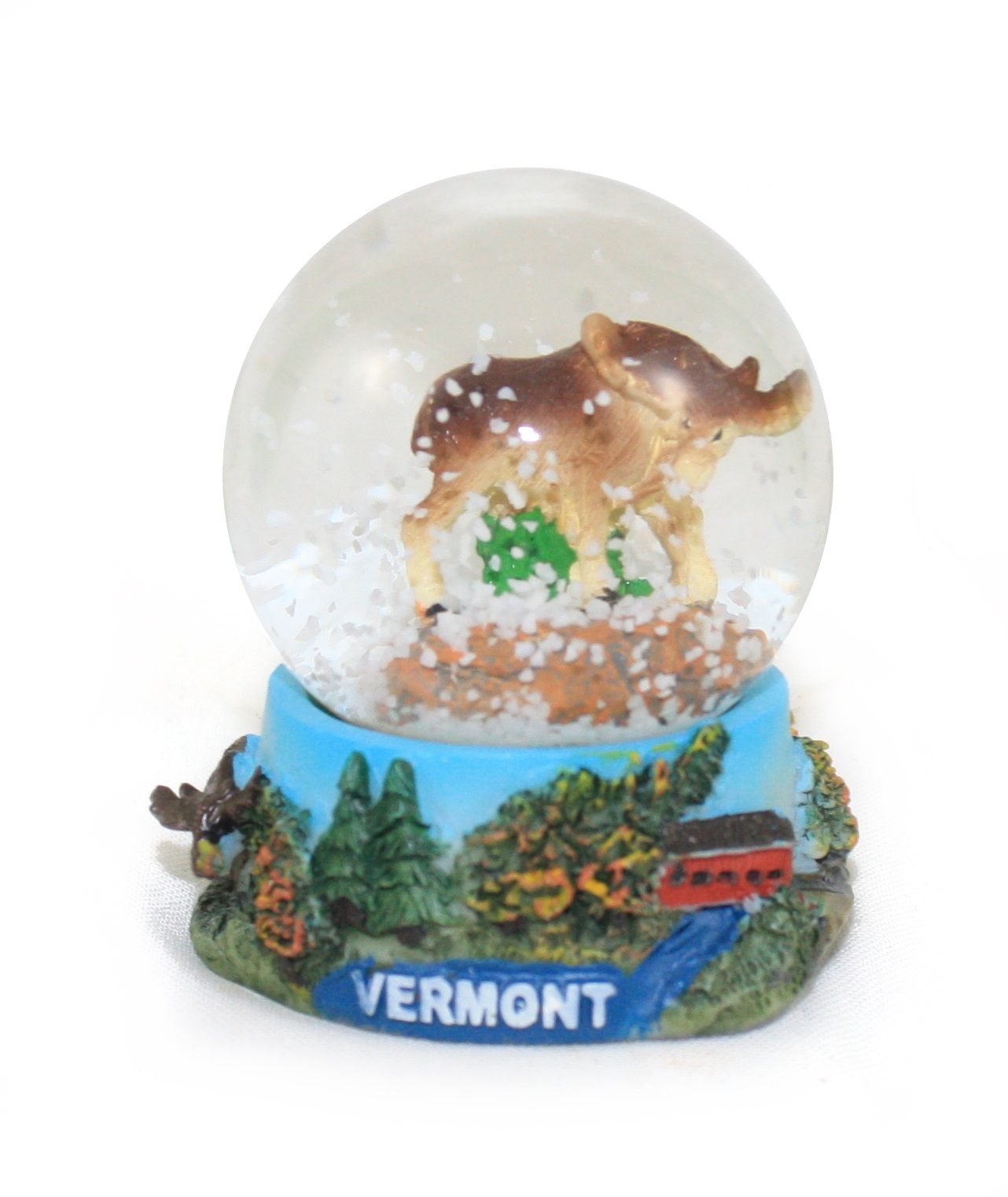 Small Vermont Moose Snowglobe