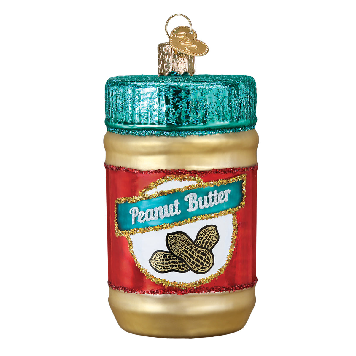 Peanut Butter Glass Ornament