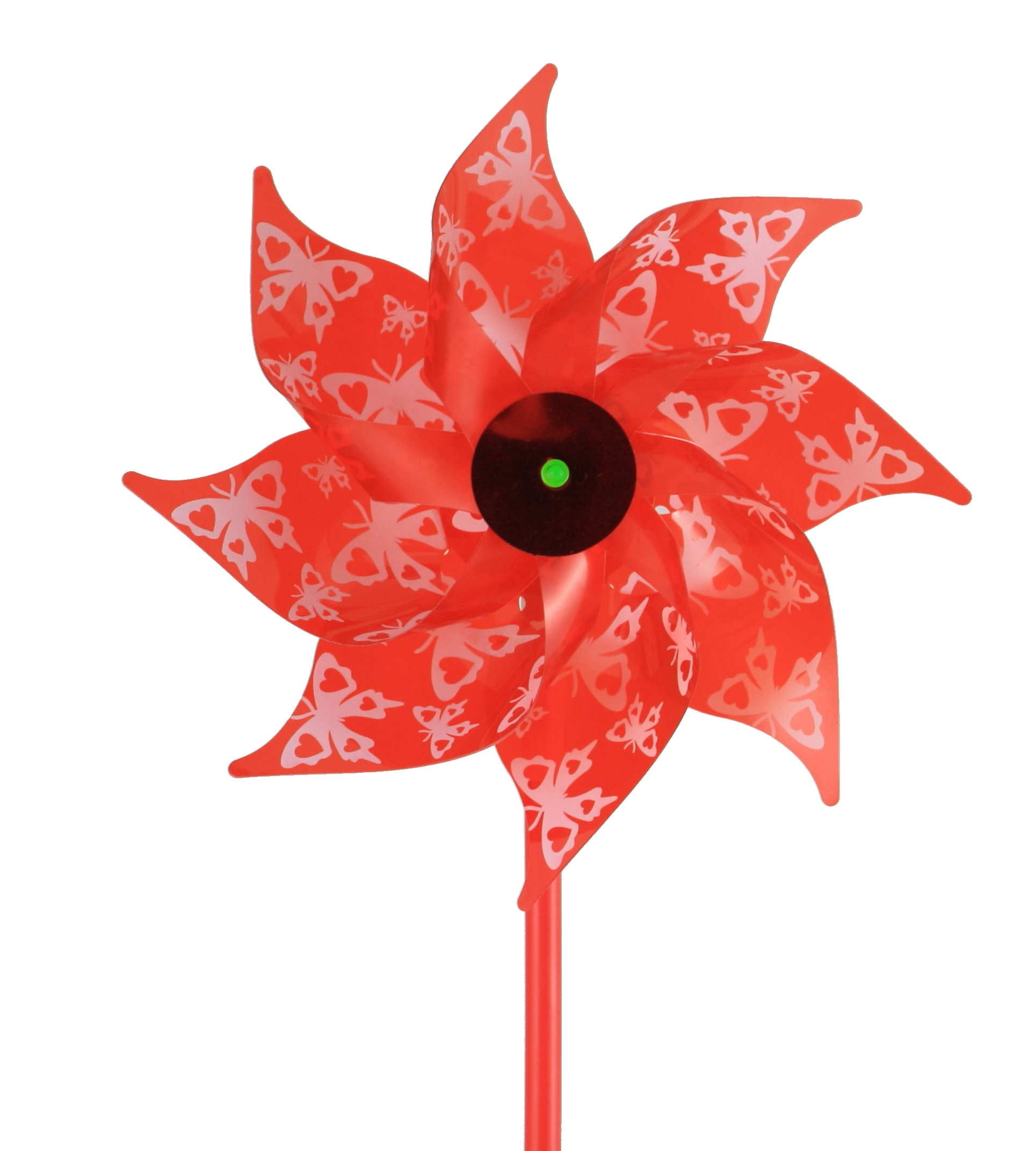 PVC Pinwheel – Red Butterflies