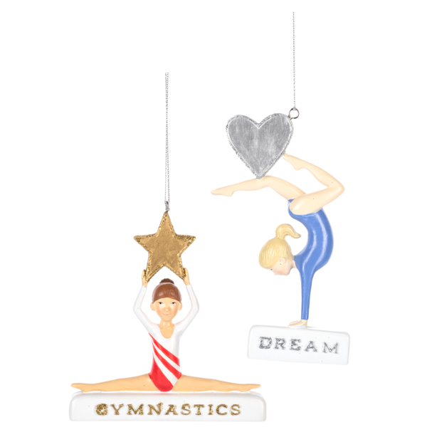 Gymnastic Girl Ornament –