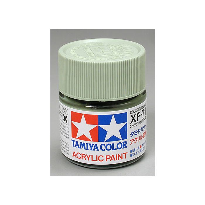 Tamiya Acrylic XF-71 Cockpit Green 3/4 oz Paint Jar