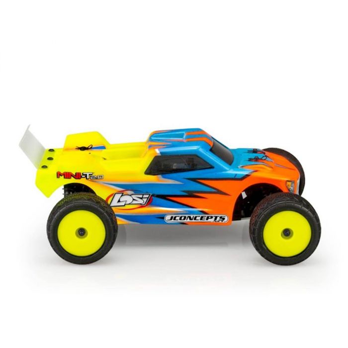 JConcepts Finnisher Mini T 2.0 Clear Body, w/ Rear Spoiler